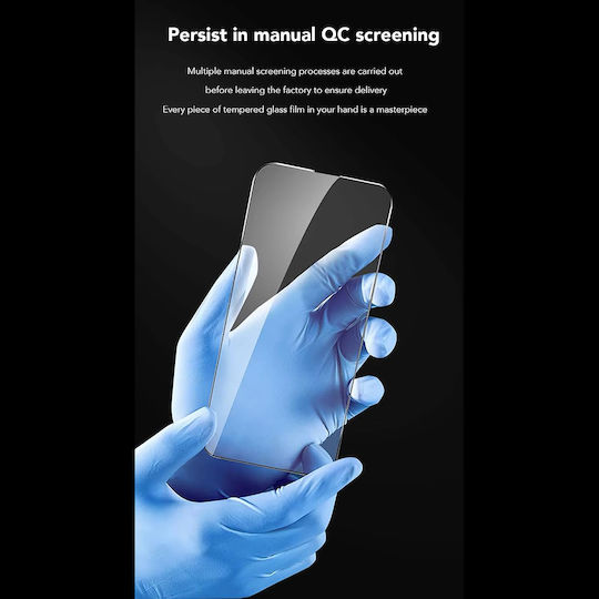 Anank 2.5D Displayschutzfolie Für iPhone 15 Pro Schwarz