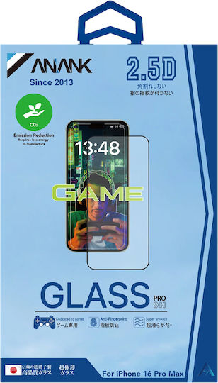Anank 2.5d Anti-fingerprint Screen Protector Iphone 15 Pro Max Black