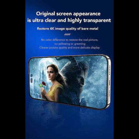 Anank 2.5d Reinforced Edge Screen Protector Iphone 14 Pro Black