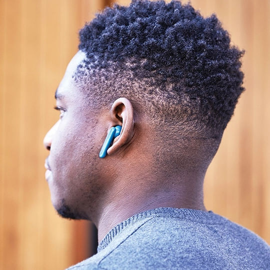 Lexon LA127 Earbud Bluetooth Handsfree Căști cu Carcasă de Încărcare Albastru
