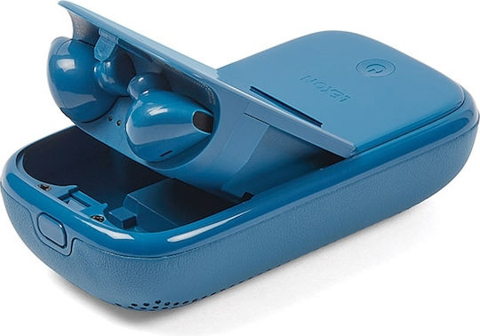 Lexon LA127 Earbud Bluetooth Handsfree Căști cu Carcasă de Încărcare Albastru
