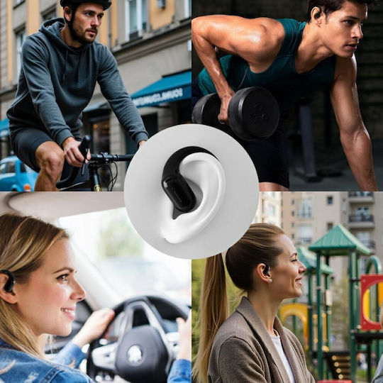 4Smarts Skybuds Bluetooth-Freisprecheinrichtung Kopfhörer mit Ladeetui Schwarz
