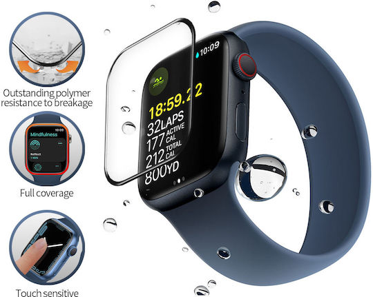 Blueo Watch Displayschutzfolie für das Apple Watch 7, Apple Watch 8 1Stück