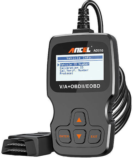 Ancel Fahrzeugdiagnosewerkzeug OBD 2 mit mit Kabel 429R05