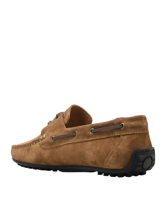 Men's Suede Loafers Tabac Brown
