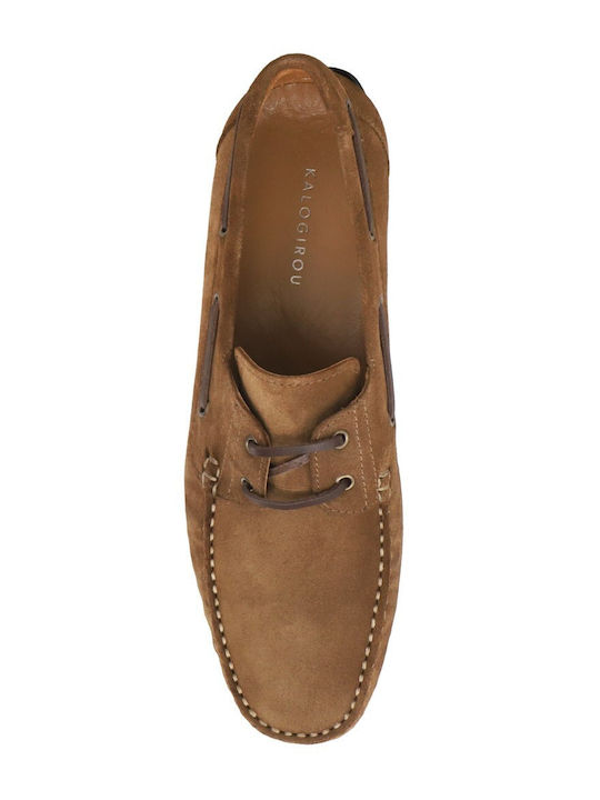 Men's Suede Loafers Tabac Brown