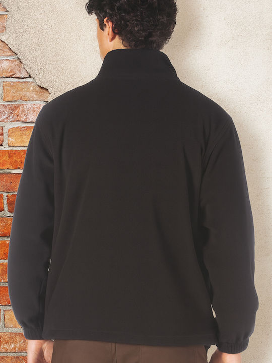 Women's Cardigan with Zipper Black