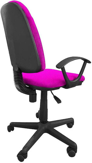Bakaji Bürostuhl mit Arme Rosa