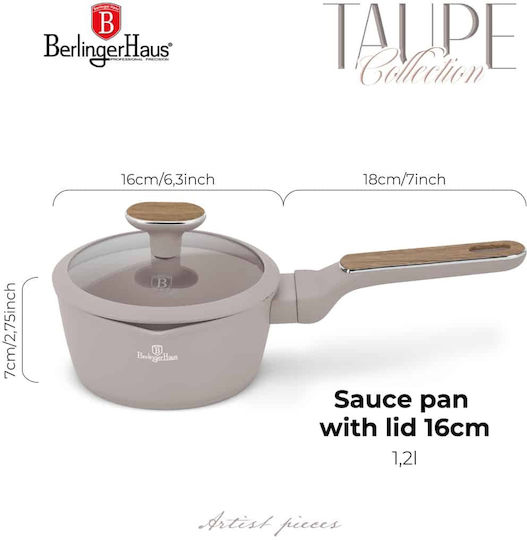 Berlinger Haus Nordic Collection Тенджерка За Мляко От Алуминий 1.2л / 16см