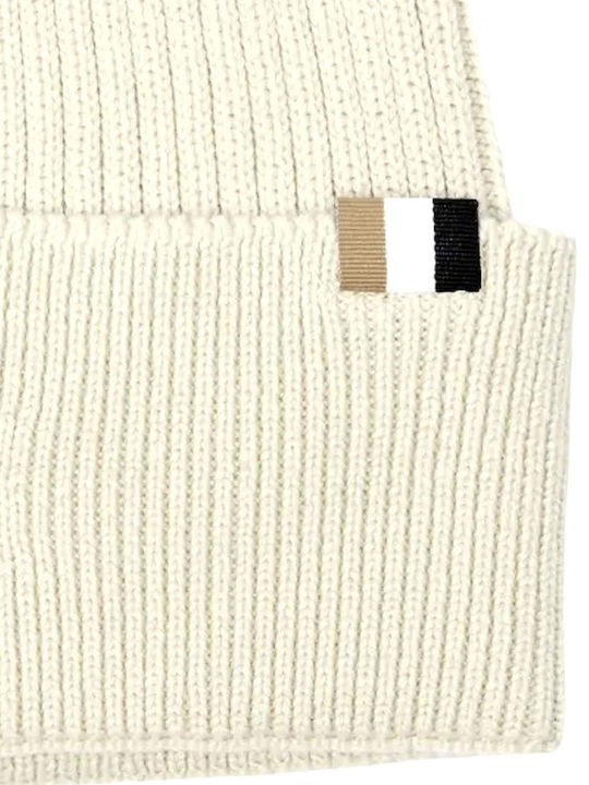Beanie Beanie Knitted in Beige color