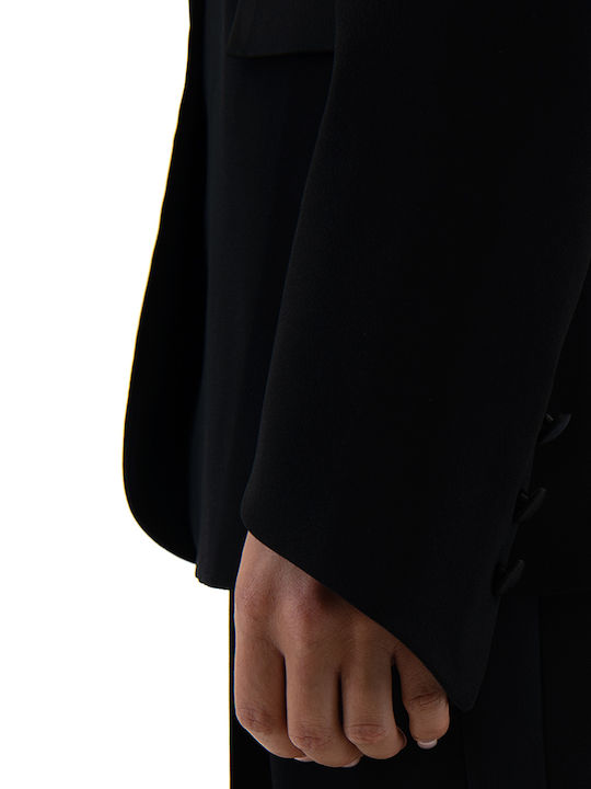 C. Manolo Long Women's Blazer Black