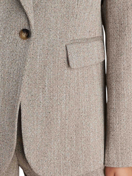 attrattivo Γυναικείο Σακάκι Beige