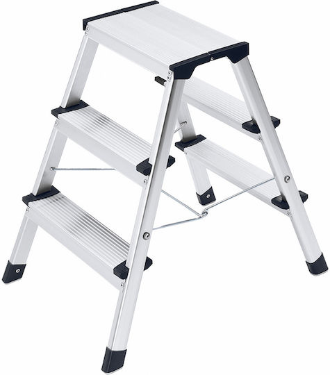 Hailo Ladder Aluminum with 2x3 Steps
