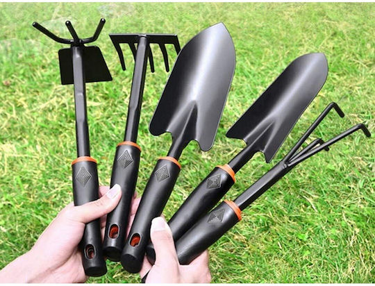 Garden Tool Set 6 Pieces Shovel Rake & Hoe