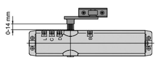 Abloy door closer Door Return Mechanism Door Silver