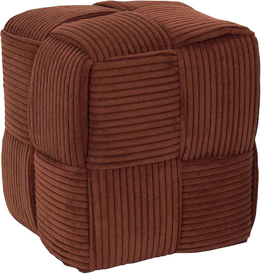 Πουφ Σκαμπό Αδιάβροχο Terracotta 36x36x38cm