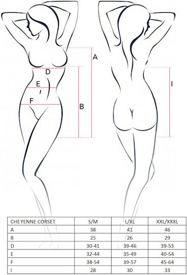 Casmir Lingerie Sexy Κορσές Μαύρος