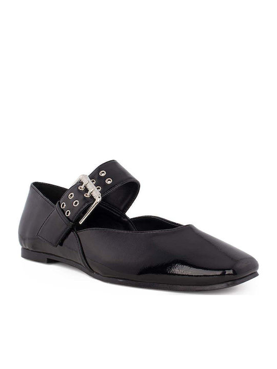Seven Ballerinas With strap Black