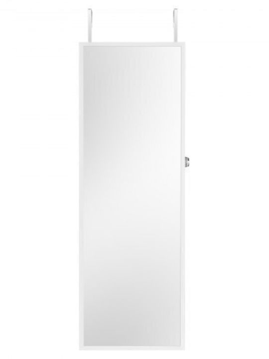 Vevor Wooden Jewellery Wardrobe with White Mirror