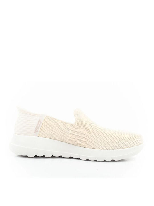 Go Walk Joyvela Γυναικεία Slip-On Μπεζ