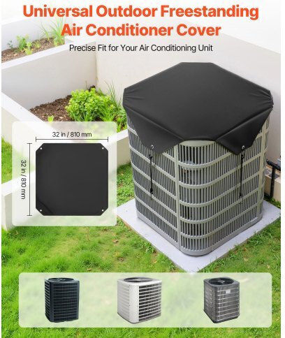 Κάλυμμα Κλιματιστικού Vevor 810 X 810 Mm Πλέγμα Γενικής Χρήσης Εξωτερική Χρήση