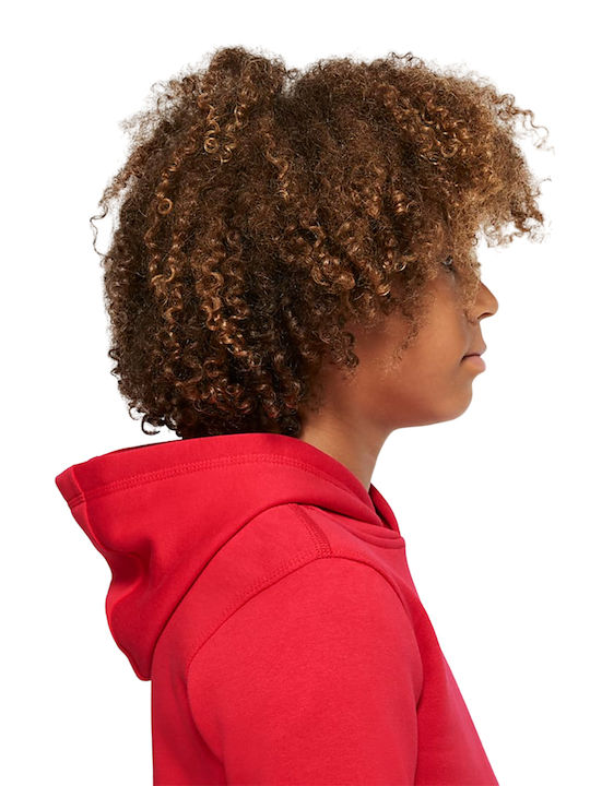 Kids Sweatshirt with Hood and Pockets Red Sportswear Club