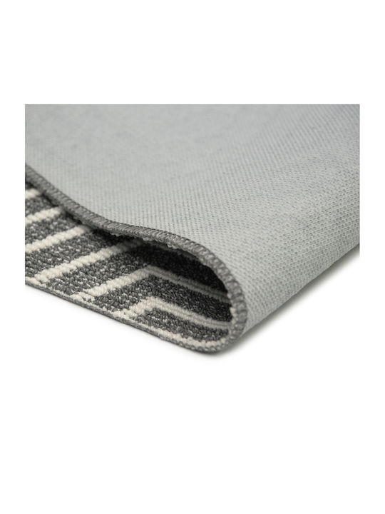 Non-Slip Kitchen Mat Mira 302 Lead-Pink 100x150