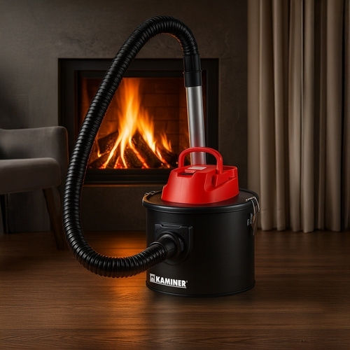 Kaminer Ash Vacuum 800W with 10lt Waste Container