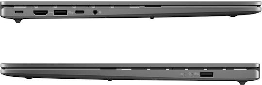 Asus Vivobook S16 M3607HA-OLED-SH080W 16" OLED FHD+ (Ryzen 7-260/16GB/1TB SSD/W11 Home) Matte Gray (GR Keyboard)