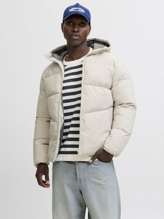 Winter Jacket Puffer Ecru