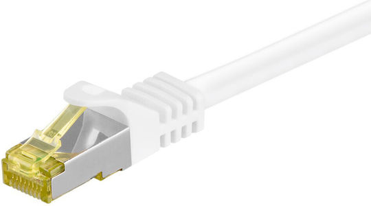 Goobay S/FTP Kat.7 Ethernet-Netzwerkkabel 1m Weiß