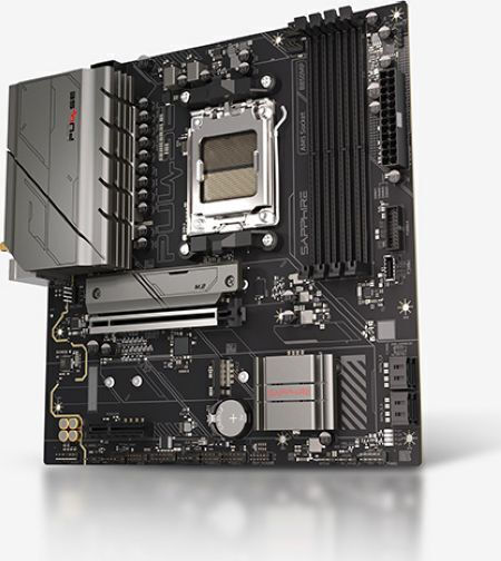 Sapphire Pulse B850M Wifi Дънна платка Micro ATX с AMD AM5 Сокет