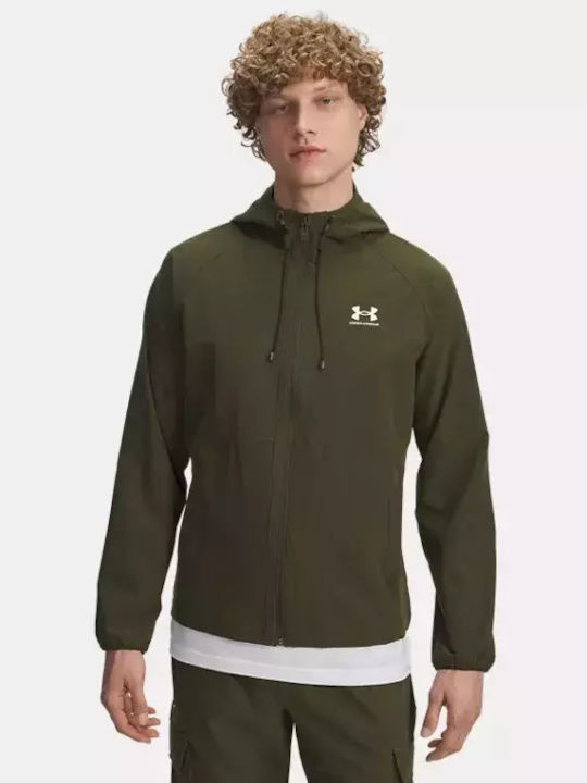 Woven Jacket Windproof Khaki