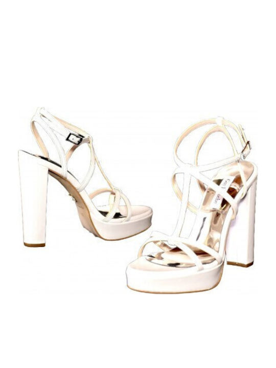 Sandalen Weiß