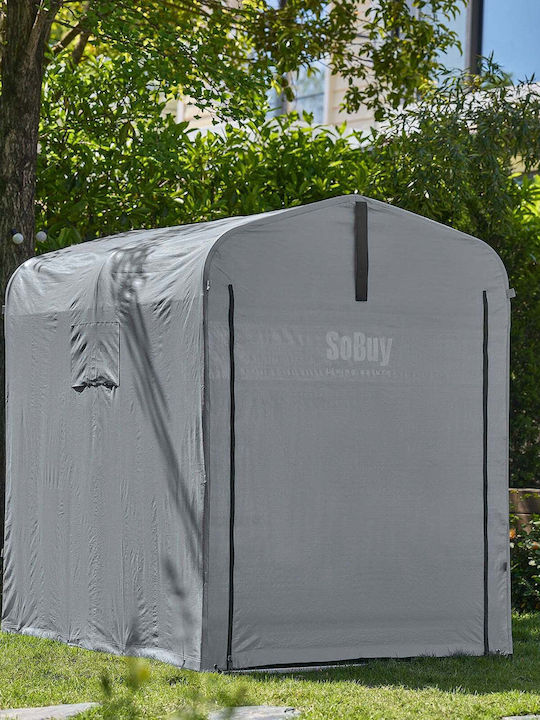 SoBuy Terrace Tent with LEDs Grey 1.2x1.76m