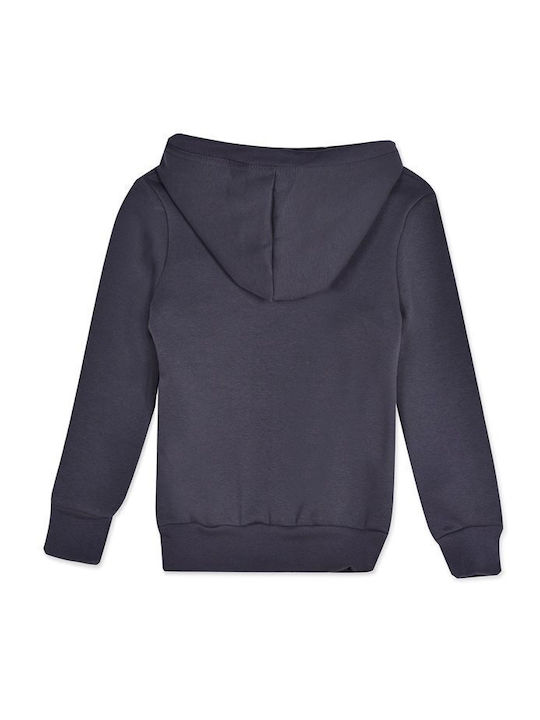 Kids Sweatshirt with Hood and Pockets Gray