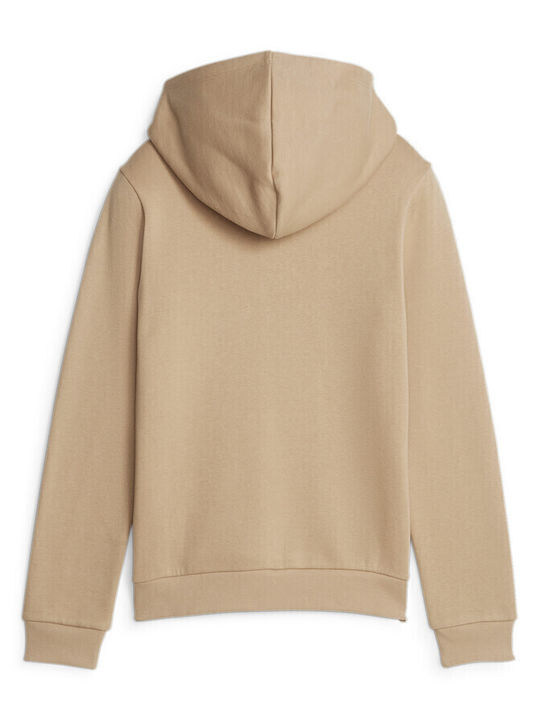 PUMA Kids Sweatshirt with Hood Beige HOODIE