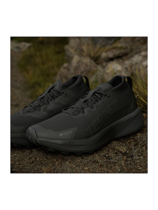 Terrex Agravic Gtx Sport Shoes Trail Running Waterproof with Gore-Tex Membrane Core Black
