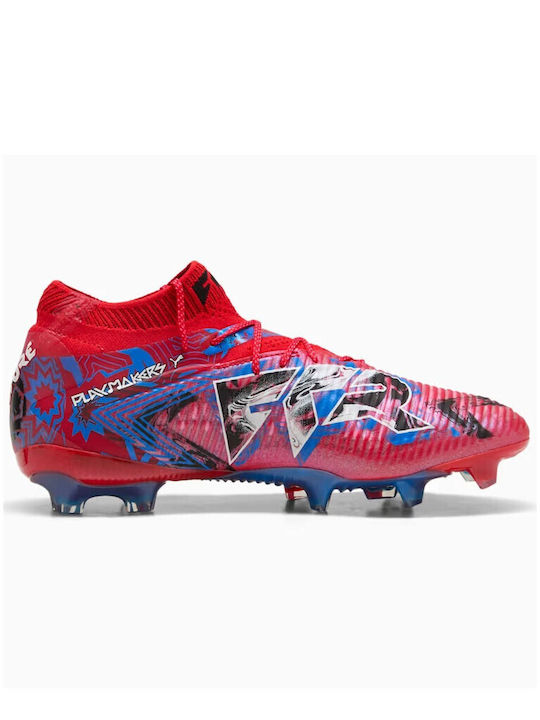 PUMA Future 8 Ultimate Playmakers Ποδοσφαιρικά Παπούτσια με Τάπες Κόκκινα