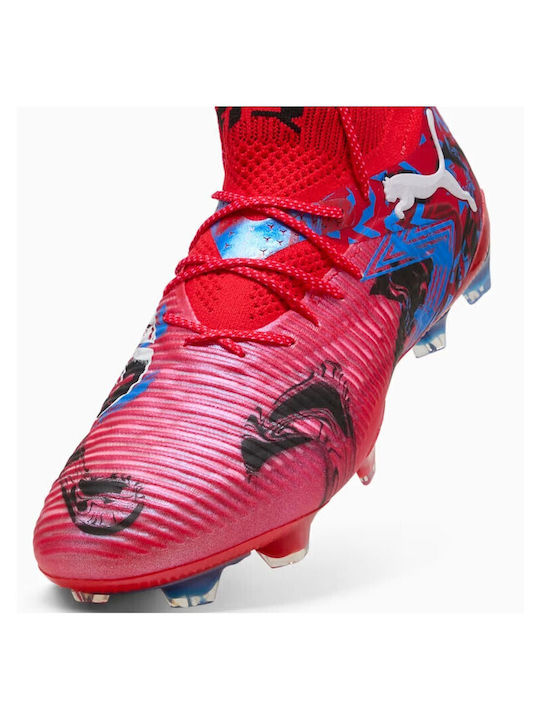 PUMA Future 8 Ultimate Playmakers Футболни Обувки с Бутони Червени