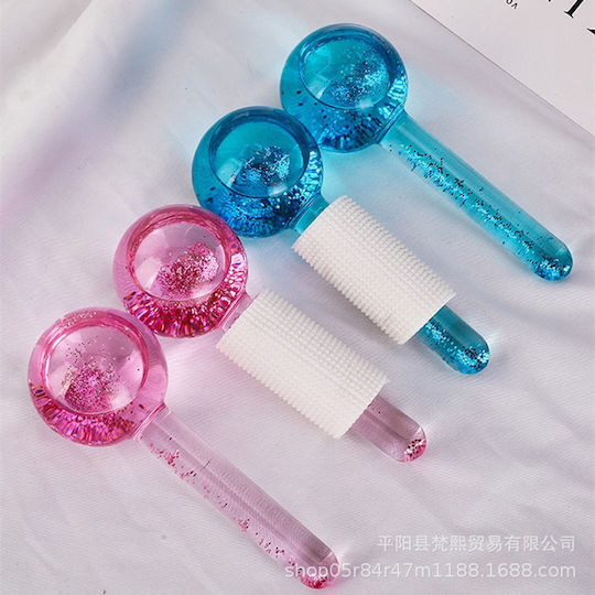Factory Set Face Rollers Pink 2 Pieces