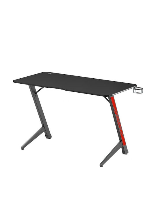 Birou de Gaming din Lemn Negru 120x60x75cm
