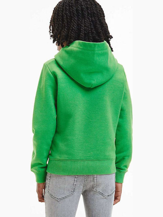 Kids Sweatshirt with Hood Green