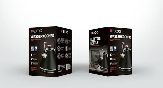 ECG Fierbător 1.7lt 2200W Negru RK1708TN