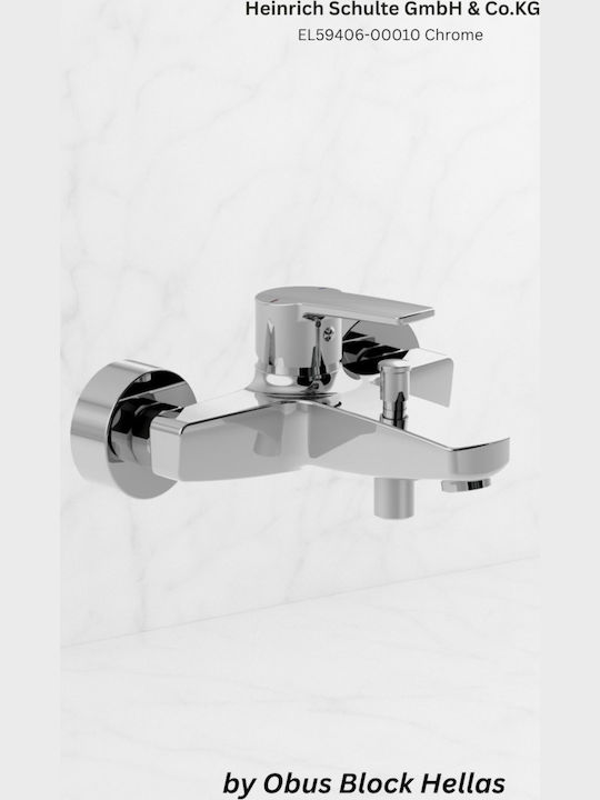 Heinrich Schulte Baterie Cada Amestecare Omega 300 Argintiu Crom Chrome Silver