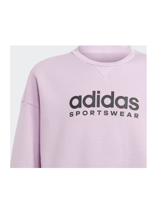 Kinder-Sweatshirt Lila Crew