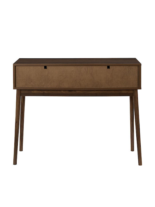 Tiffany Wooden Console Table with Mirror Coffee L100xW35xH80cm