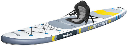 Rebel Aufblasbar SUP Board / Kajak mit Länge 3.5m Weiß