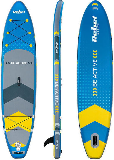 Rebel Aufblasbar SUP Board mit Länge 3.5m Blau