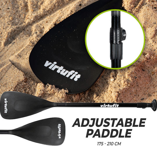 Virtufit Aufblasbar SUP Board mit Länge 2.75m Türkis